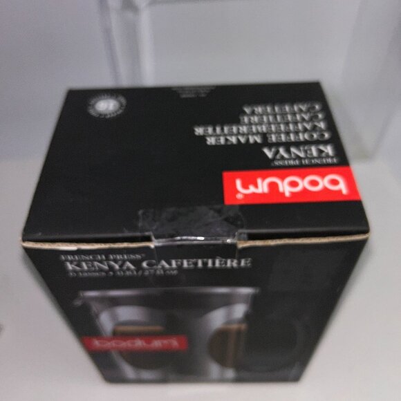 Bodum Kenya Cafetiere French Press Coffee Tea Maker Glass 6 Cup NIB - Picture 6 of 10